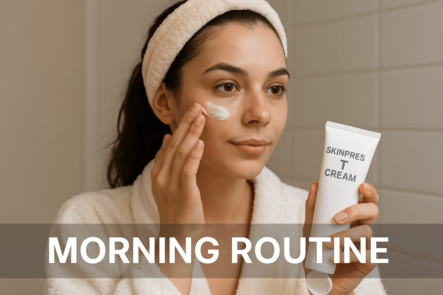 Skinpres T morning routine