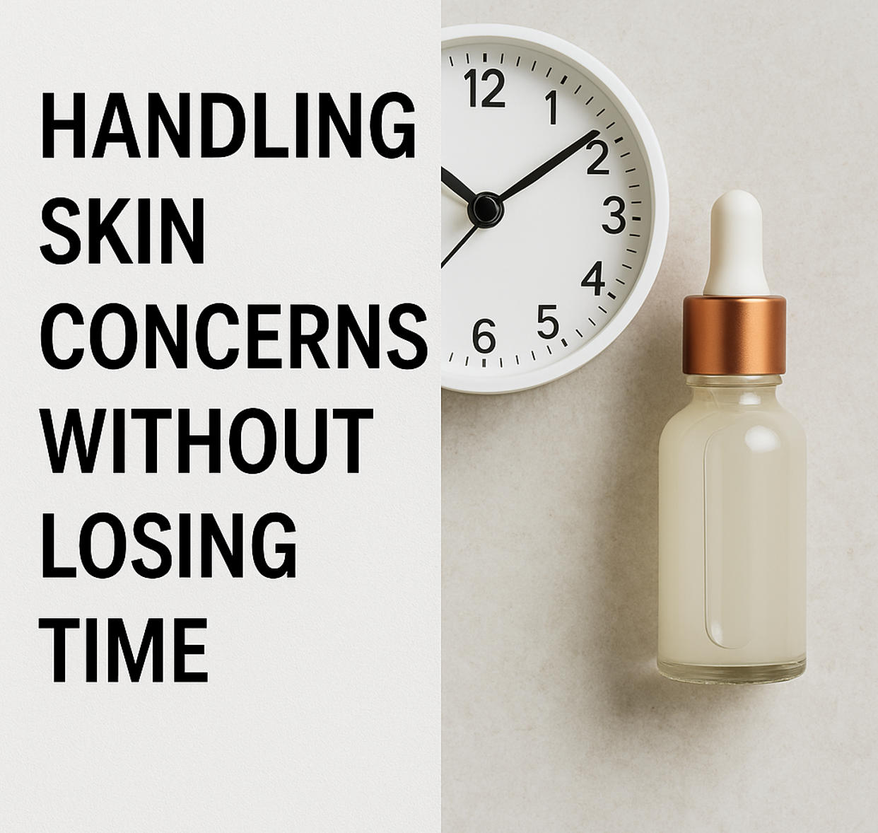 Handling Skin Concerns Without Losing Time