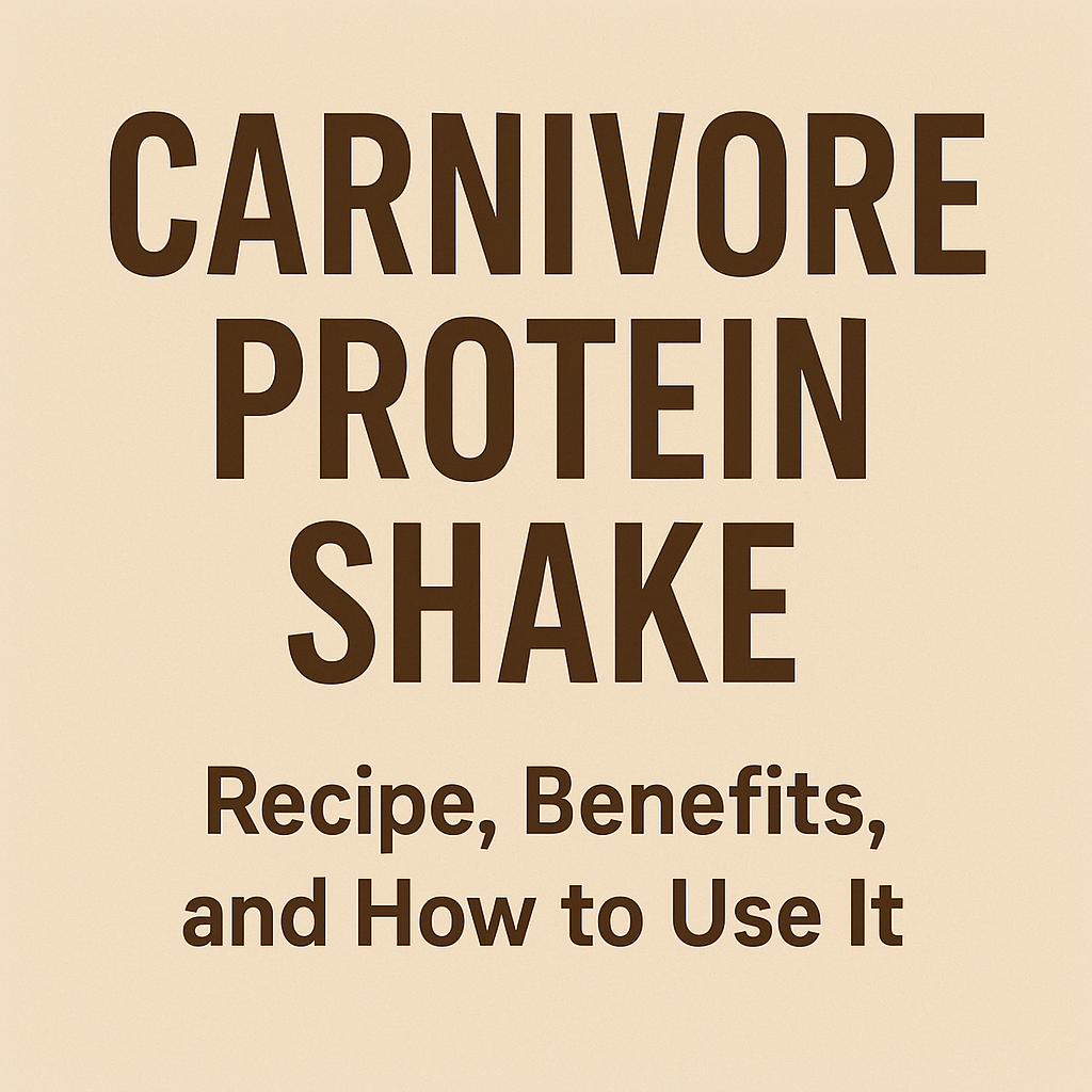 Carnivore Protein Shake